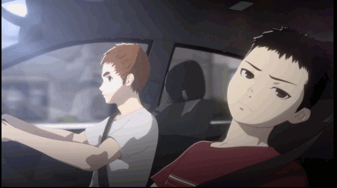 亚人永井圭开车动漫二次元gif动图_动态图_表情包下载_soogif