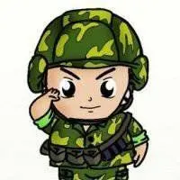 卡通迷彩小兵头像加字_微信头像图片大全