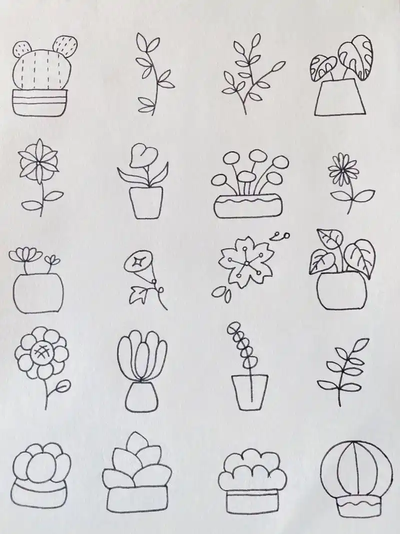 简单种花连环画图片4幅 - 抖音