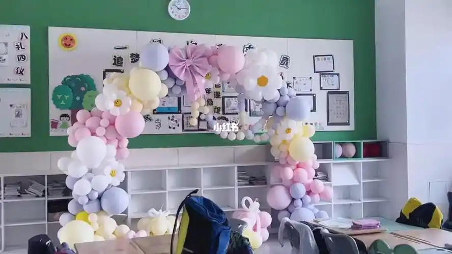 毕业班级气球布置
