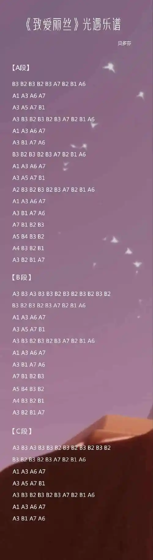 光遇乐谱大全 光遇乐谱汇总