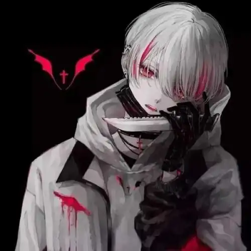 冷酷黑暗系男生头像