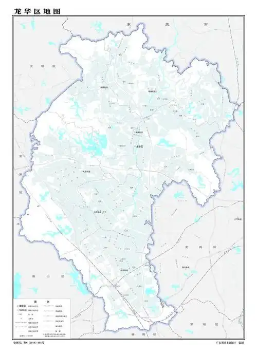 龙华区行政区划图