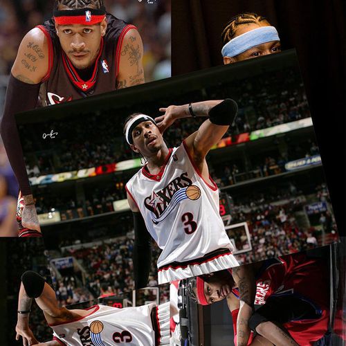 艾弗森海报nba篮球明星球星海报宿舍卧室高清壁纸画墙贴墙纸周边