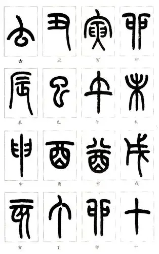 王福庵篆书《说文部首》