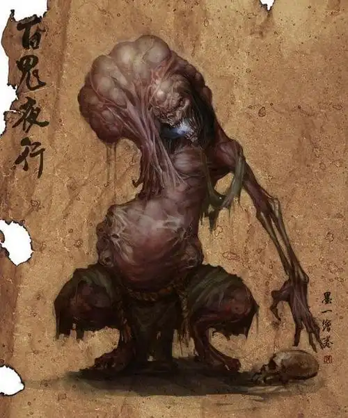 不出名却有特色的日本鬼怪,一个比一个丑