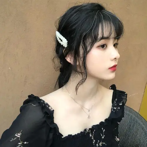 假发超薄龙须网红空气刘海自然逼真气质修脸刘海片