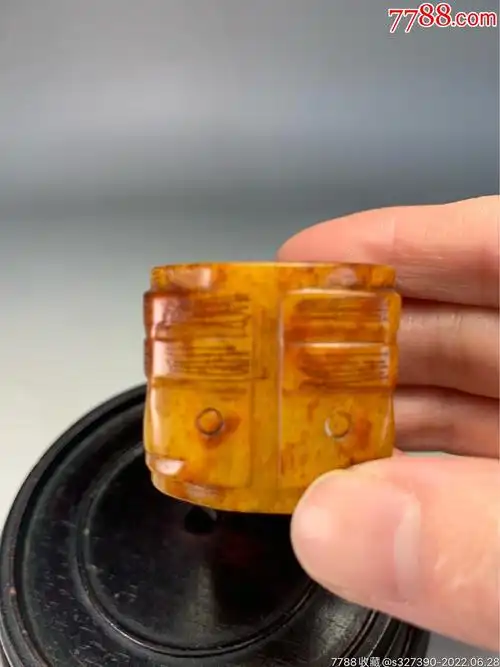 老玉红山文化良渚文化高古玉玉琮_价格130元_第1张_7788收藏__收藏