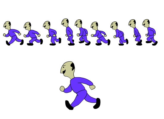 免费文档 所有分类 动画人物走路 flash动画制作 flash动画技巧:动画