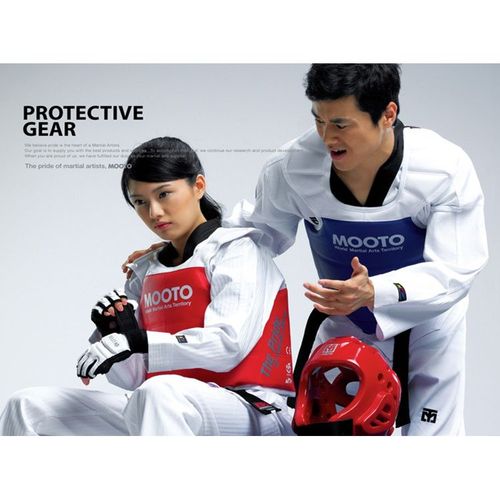 韩国跆拳道服 三线纹道服 男女跆拳道服装儿童成人