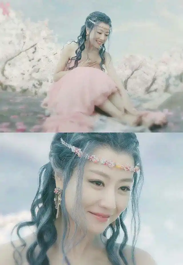 《幻城》里的少女莲姬,这里面真的是很唯美了,这部剧虽然槽点满满