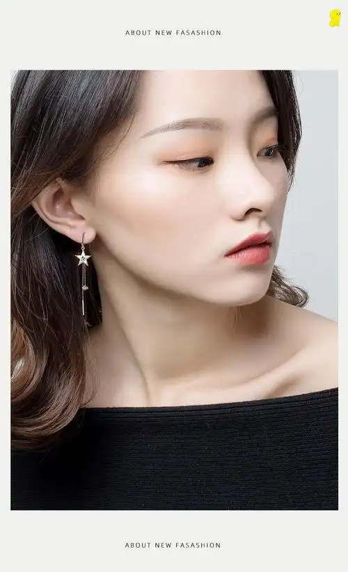 适合大脸的耳环2022时尚洋气胖脸的脸大的耳饰女夏天圆脸大脸长流苏2