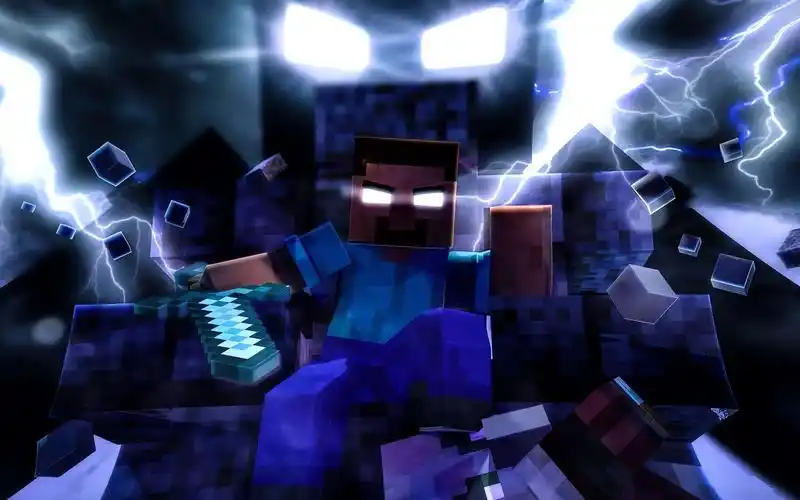 【minecraft animation】herobrine与null的最终之战