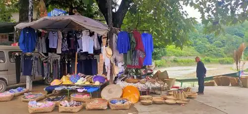 手机拍摄农村集市