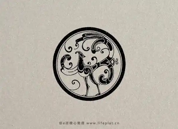 中国古代传说中的瑞鸟——凤凰的纹样图腾
