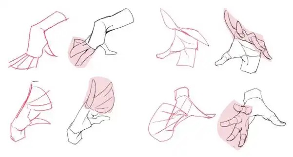 手怎么画简单又好看(绘画初学者如何正确画手)