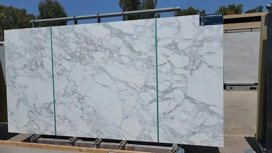 laminam大理石系岩板大花白12mm大板实拍