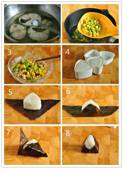 有营养遭哄抢的便当--鳕鱼沙拉饭团(图)