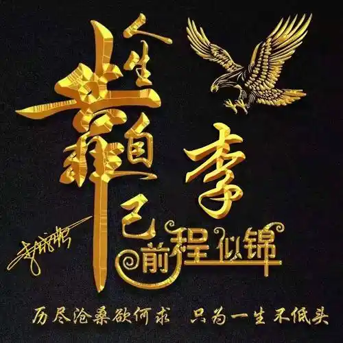 微信头像,姓氏头像,2023励志3d高端大气签名头像,请查收_评论_壁纸