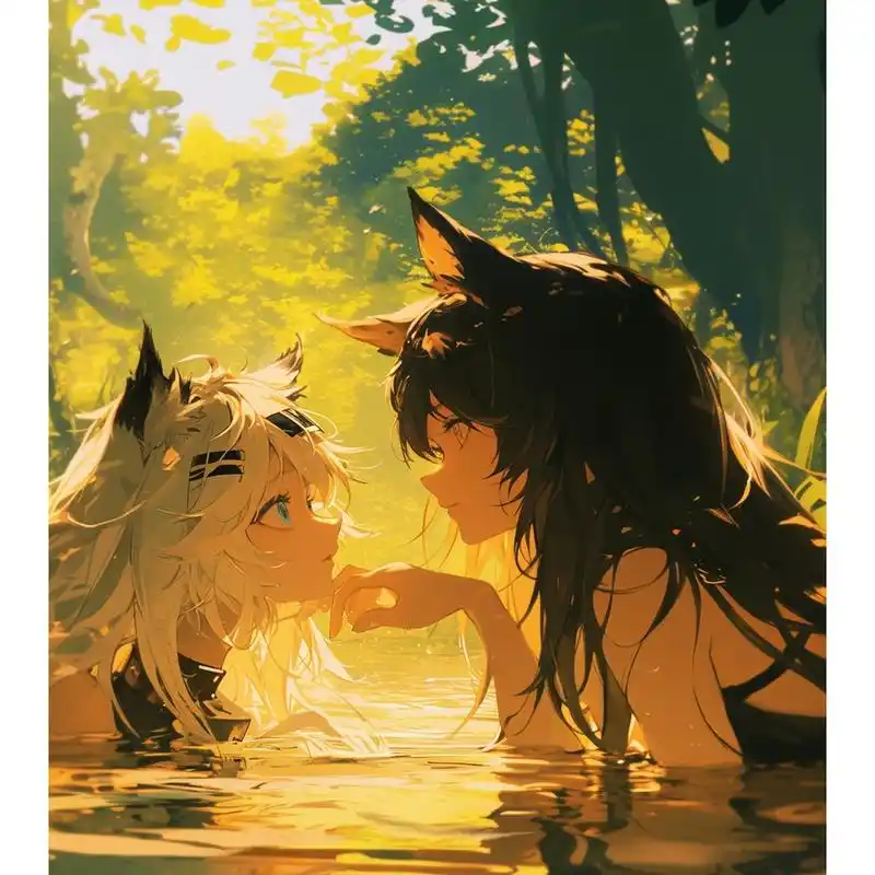 双狼图片分享1  95嗨嗨,各位明日方舟 的粉丝们,你们最爱的双狼组