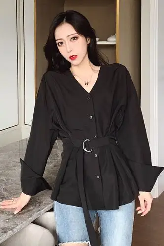 黑色衬衫女_价格_品牌_图片_怎么样 蘑菇街