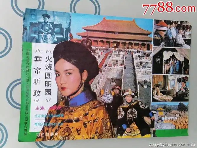 垂帘听政火烧圆明园电影海报