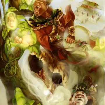 来自:豆瓣相册               张墨一《西游记》绘本插画