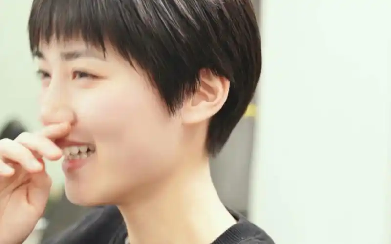 短发分享93#露耳短发>显发量99