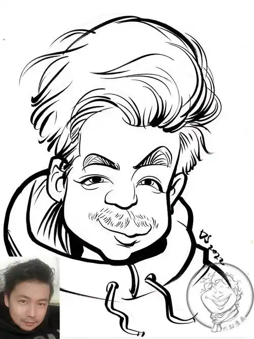 边画边讲解漫像夸张变形技法_漫画王_大叔_技法