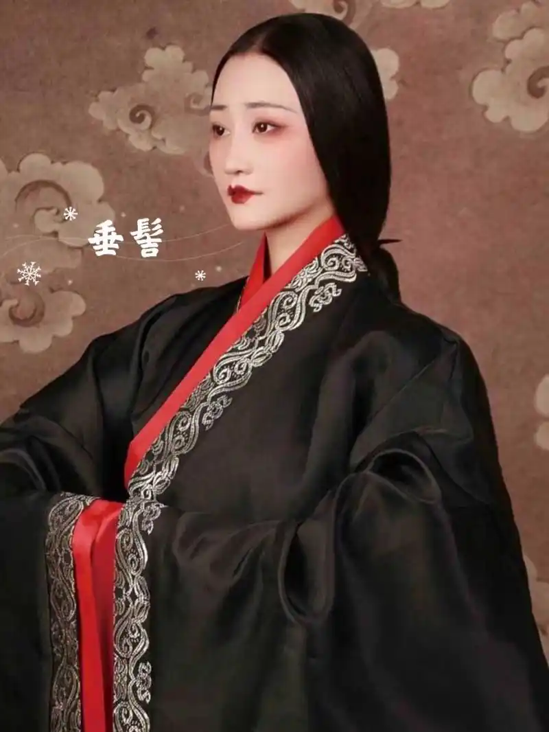 古代女子发型妆容复原(三)|秦汉时期 96秦汉风格第二弹～ 76垂髻