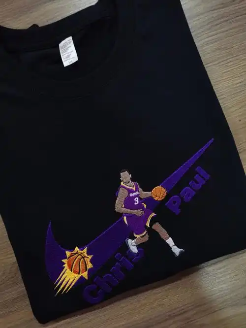 篮球nba太阳队克里斯保罗刺绣定制
