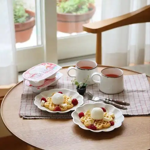 新的一天从精致的早餐开始.