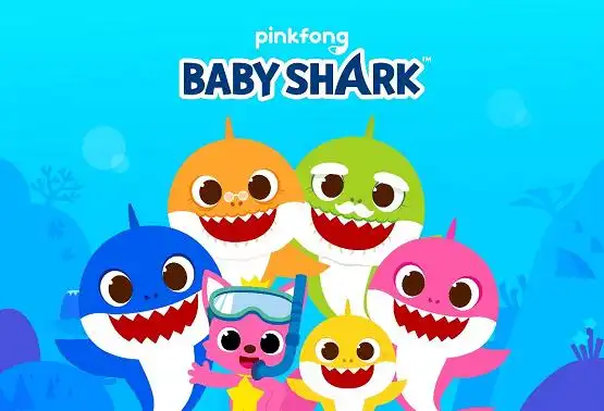 ip碰碰狐(pinkfong)和鲨鱼宝宝(babyshark)受到了全世界的热烈欢迎