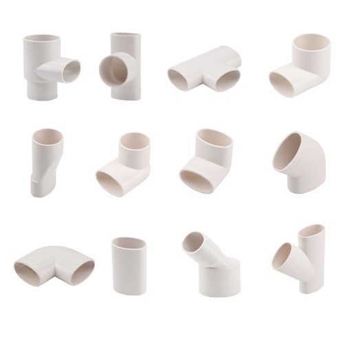 pvc排水扁管件75椭圆管扁配件卫生间马桶移位下水扁口排水排污管75扁