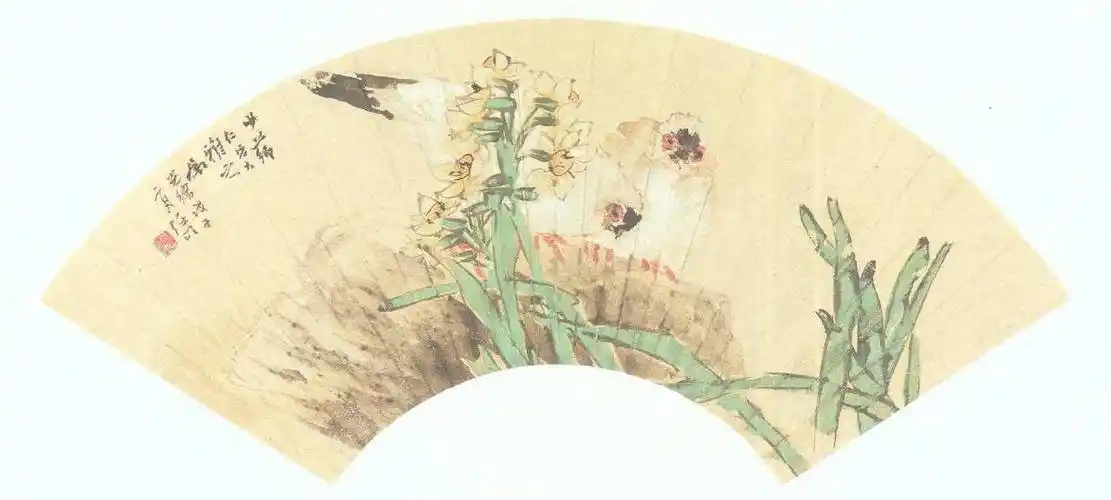 任伯年精品花鸟扇面欣赏(第四集)