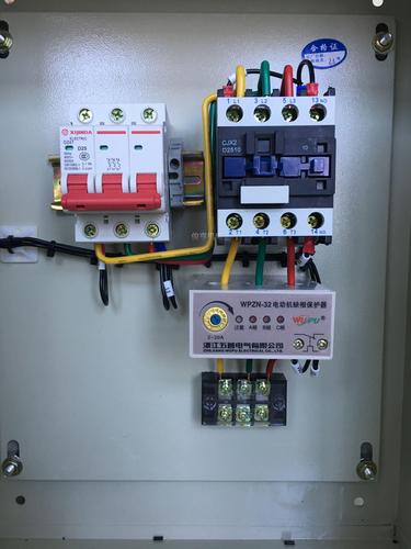 三相电机水泵7.5kw风机控制箱380v器厨房排烟风机控制箱缺相保护