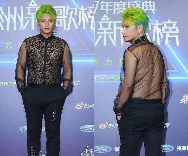 陈志朋审美回温格子裤黑西装尽显潮流感小帅虎回来了