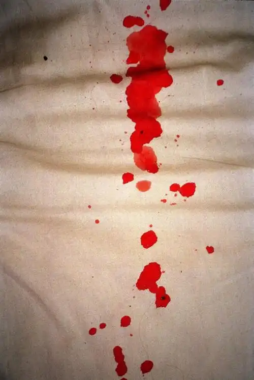 无人,家,竖图,俯视,室内,特写,白天,床,卧室,阴影,光线,血,影子,房屋