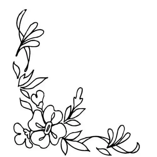 边框简笔画图片大全花边手抄报 简笔画手抄报