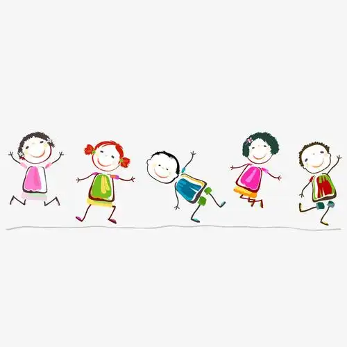 卡通手绘可爱简笔小人