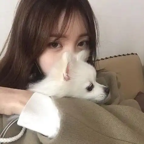 头像女生遮脸森系