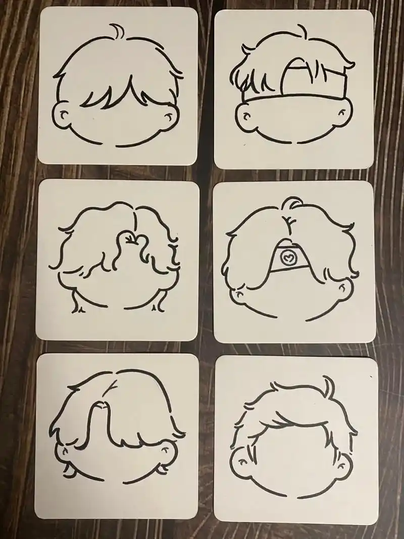 简笔画|q版男孩简笔画头像合集.#简笔画 #画画 #头像 # - 抖音