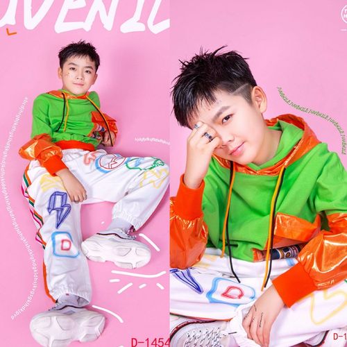 新款儿童摄影服饰韩版影楼男女童装大童拍照服装时尚套装 12-15岁