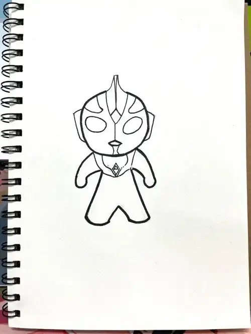 浅浅画个迪迦奥特曼吧