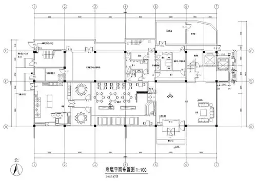 现代风格 图纸格式:cad2000          某宾馆室内装饰改造工程设计
