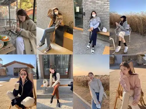 原创韩系小姐姐的秋冬简约温柔穿搭日常又百搭的造型你心动了吗