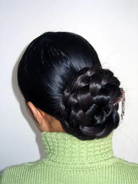 山东菏泽鄄城长发女张瑾风采长发图集51张51