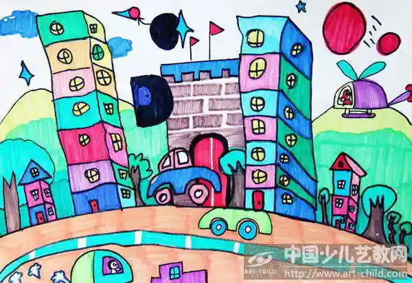 作品名称:  《高楼大厦》