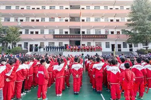 隆回县东方红小学202名湖南日报小记者集体宣誓