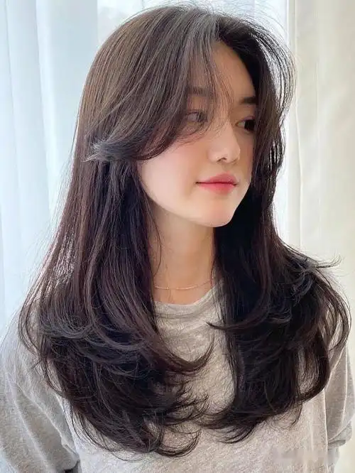 2021网红八字刘海烫超瘦脸巨修颜